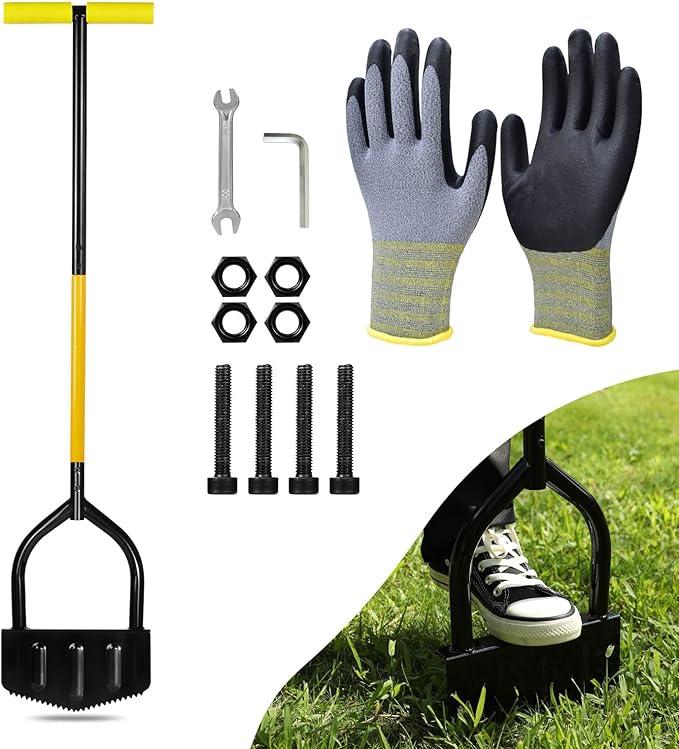 "Best garden edging tool for clean lawn borders and flower bed edging"