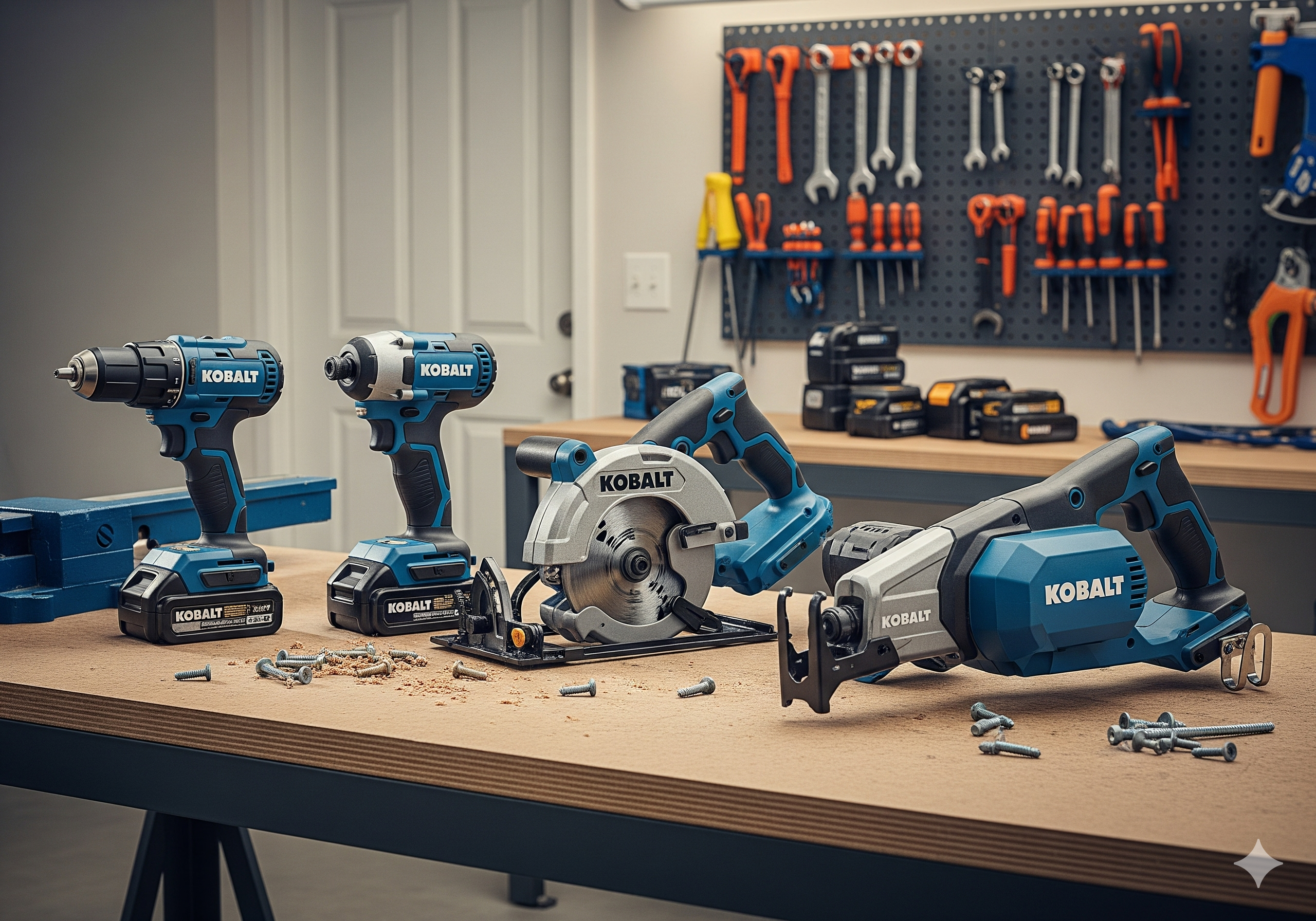 "Who makes kobalt power tools- Brand vmanufacturer guide with logo and tools"
