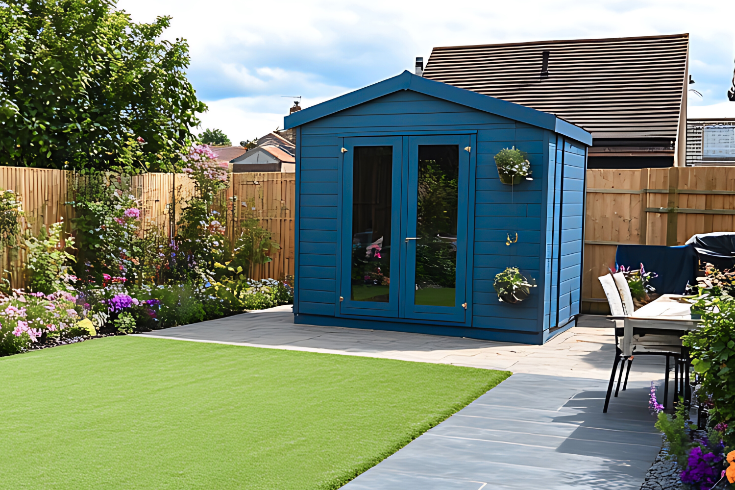 Minimum garden shed size allowed without permits in the USA