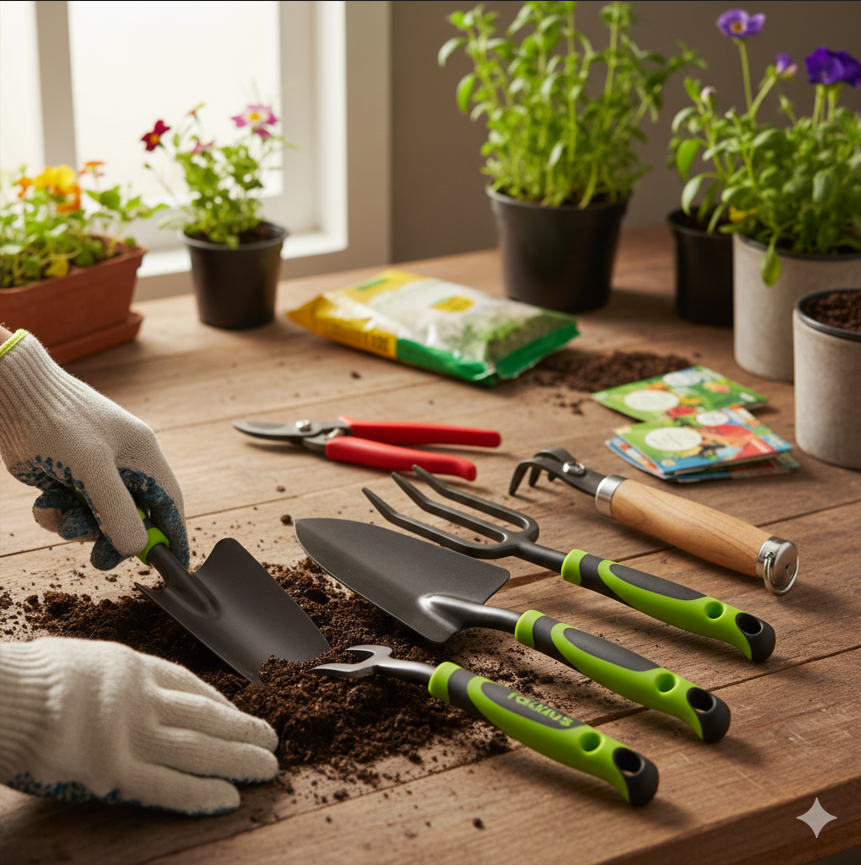 Essential tools you need for a small garden at home