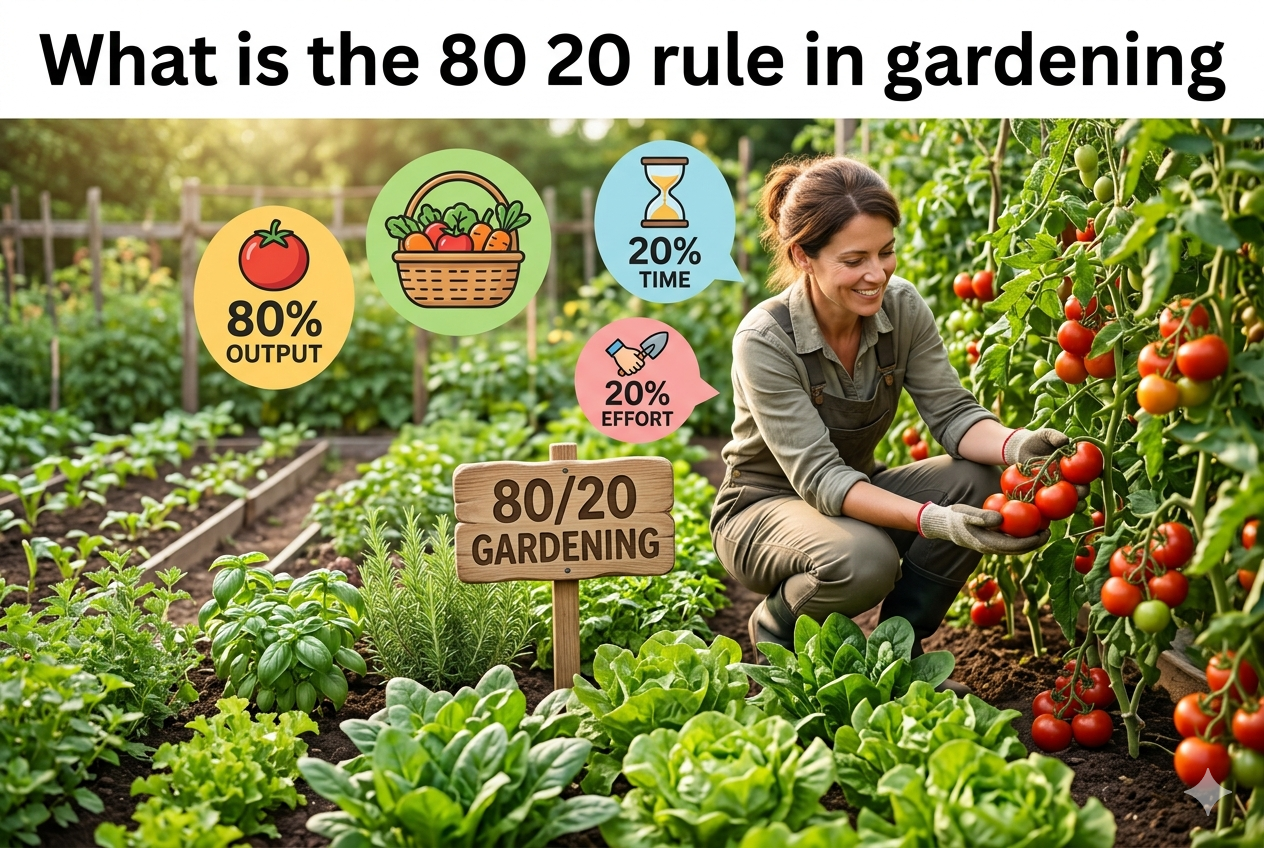 the 80 20 rule in gardening thats rule maintain a gardener